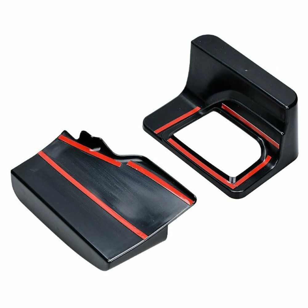 

2pcs Car Gear Shift Side Storage Box Holder Black For Jeep Wrangler JL Gladiator JT 2018-2020 Car Console Storage Boxes