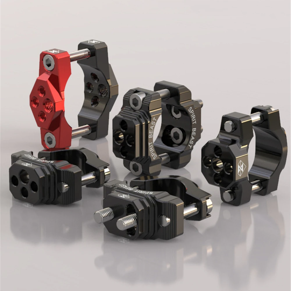 

Motorcycle Handlebar Risers Clamps Bar Mount Clamp Spot Lights Bracket Adaptor For Honda For Yamaha For Suzuki For Kawasaki