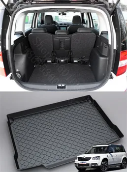 

Puou Non-Slip Waterproof For Skoda Yeti 2013-19 Mat Rear Trunk Liner Cargo Floor Tray Carpet Guard Protector Car Accessorie