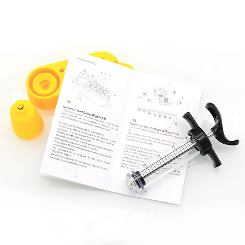 Bicycle Hydraulic Disc Brake Oil Bleed Kit Tool For SHIMANO, SRAM, MAGURA, TEKTRO, HOPE Series Bike Brake Repair Tools BC0612 (8)