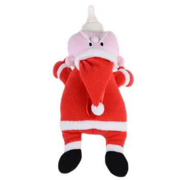 

Infant&Toddler's Feeding Baby Bottle Bag Milk Bottle Santa Claus Cover Protective Insulation New High Quality Red Plush Toys