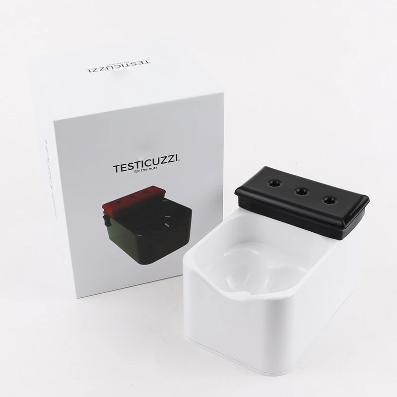 Testicuzzi Testicle Hot Tub Male Ball Bubbling Relaxation Massager With Silicone Pad For Man Cock Adult Games Sex Toys