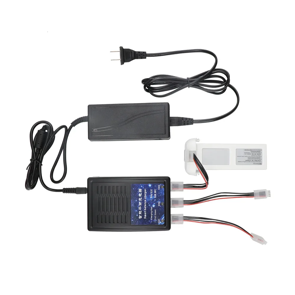 3 в 1 зарядное устройство Smart Balance зарядное устройство для FIMI A3 RC Quadcopter запасные части 3 батарея быстрое зарядное устройство США Великобритания AU ЕС вилка