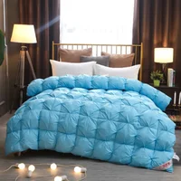 Juste de couette en coton matelassé de luxe, 95% duvet d'oie, couverture d'optique d'hiver, confortable dédiée aux hôtels cinq étoiles, document solide 6