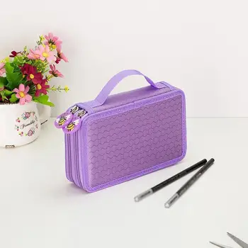 

Student Pencil Pouch Drawing Sketching Pencil Pen 2 Zipper Layers Case Bag for 32 Pencils material escolar bolsinha de lapis