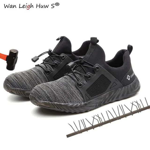 US $20.99 Men Outdoor Steel Toe Footwear Military Combat Ankle Boots Indestructible Stylish breathable Sneake