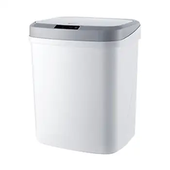 

Square Intelligent Waste Bin USB Power Dual-mode Induction Kick Barrel Sensor Cleaning Accessories for Bathroom Home