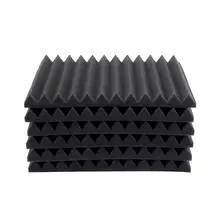 6/12 шт паз типа звукопоглощающий звукоизоляционный хлопок акустическая звукопоглощение для KTV звукозаписи студийной стены