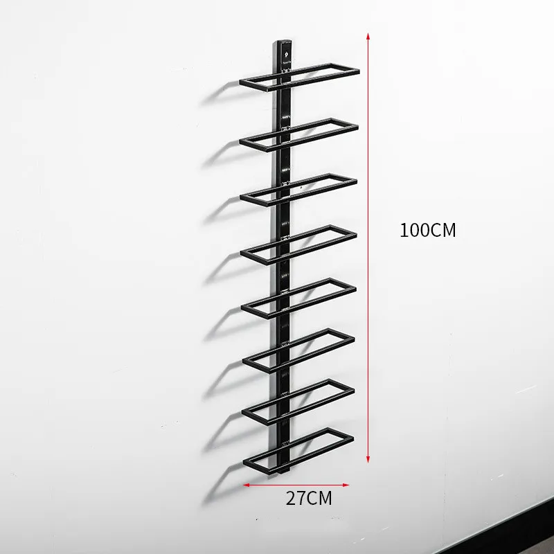 Винные стеллажи в скандинавском стиле, креативный Железный винный держатель для дома, настенный винный стеллаж, полка для шампанского, Рождественское украшение для бара - Цвет: D