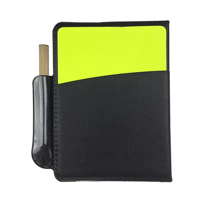 Soccer Referee Red Yellow Card Record Football Match Warning Card for Sports FOU99