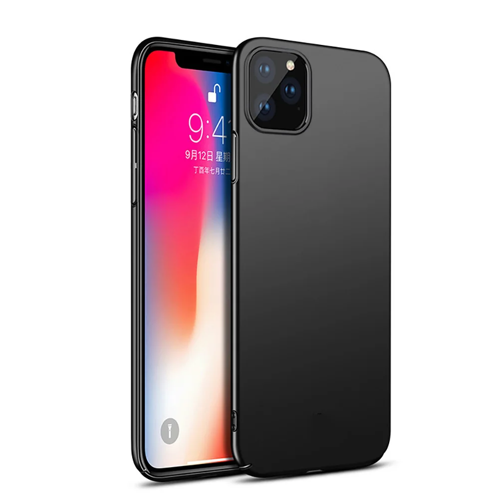 Чехол для iPhone 11 Pro, чехол для iPhone11, шт., задняя крышка, чехол с логотипом 5,8, 6,1, 6,5 дюймов, 11 pro max, Жесткий Чехол