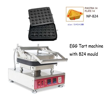 

Model 824 Commercial 110V 220V 30 holes Small triangle Egg Pie Egg Tart Shell Maker Machine Cheese Egg Tart Machine