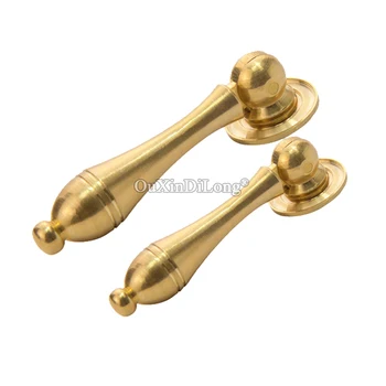 

Brand New 2PCS Solid Brass Water Drop Cabinet Pulls Cupboard Wardrobe Drawer Dresser Wine Kitchen Cabinet Handles & Knobs
