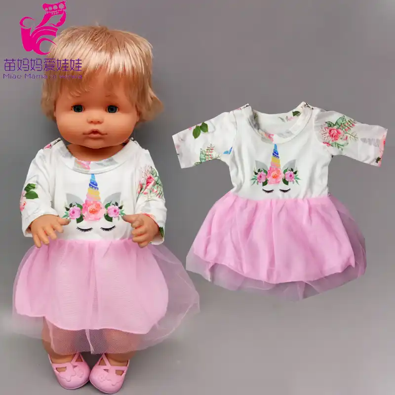 Vestido De Unicornio Rosa Para Bebe Muneca Nenuco De 16 Pulgadas De 38cm Conjunto De Ropa Munecas Aliexpress