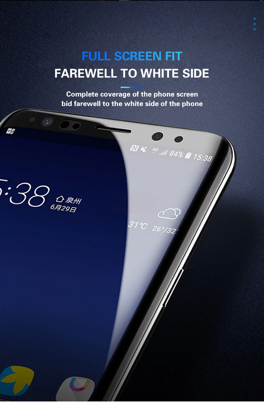 300D полностью изогнутое закаленное стекло для samsung Galaxy S9 S8 Plus Note 8 9 Защитная пленка для экрана S9 S8 S7 S6 Edge