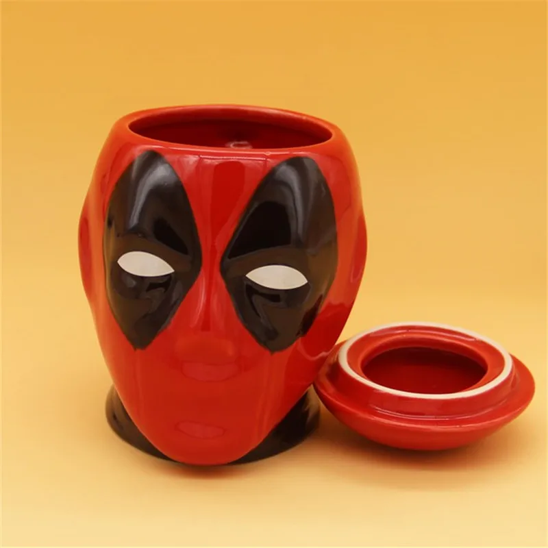 350 мл 3D Marvel Дэдпул, мультяшная чашка для воды, кофе, молока, чая, керамическая кружка для дома, офиса, коллекция, чашка, фестиваль, детские подарки, чашка