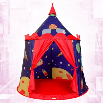 

Kids Space Castle Tent Toy Durable Playhouse Foldable Game House Portable Play Tent Toys for Indoor Outdoor Camping Travel (Purp