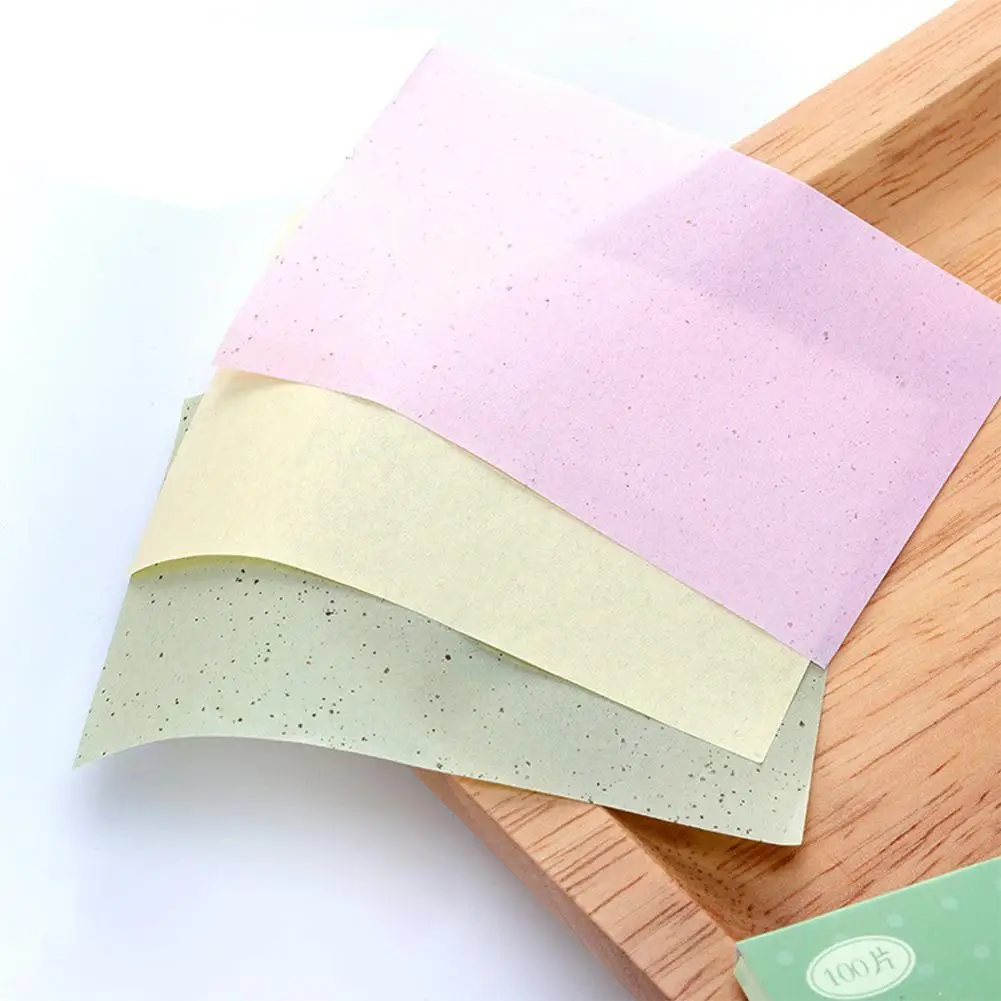 100pcs Face Oil Absorbing Paper Plant Fibers Breathable Blotting Handkerchief Korea Fragrant Clean Tissue Color Random Delivery