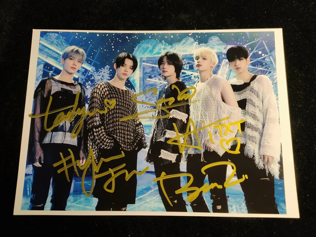 TXT 本人直筆サインサインポスター