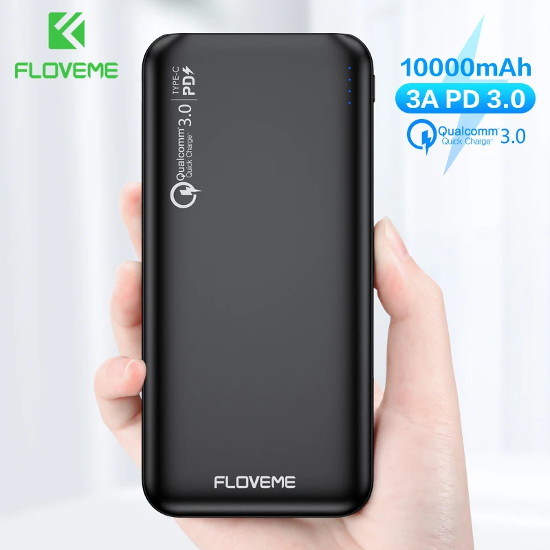 FLOVEME QC3.0, внешний аккумулятор, 10000 мА/ч, быстрая зарядка, 3,0 Для Xiaomi, внешний аккумулятор, 10000 мА/ч, PD, повербанк, внешняя батарея, портативное зар... FLOVEME QC3.0, внешний аккумулятор, 10000 мА/ч, быстрая зарядка, 3,0 Для Xiaomi, внешний аккумулятор, 10000 мА/ч, PD, повербанк, внешняя батарея, портативное зар...