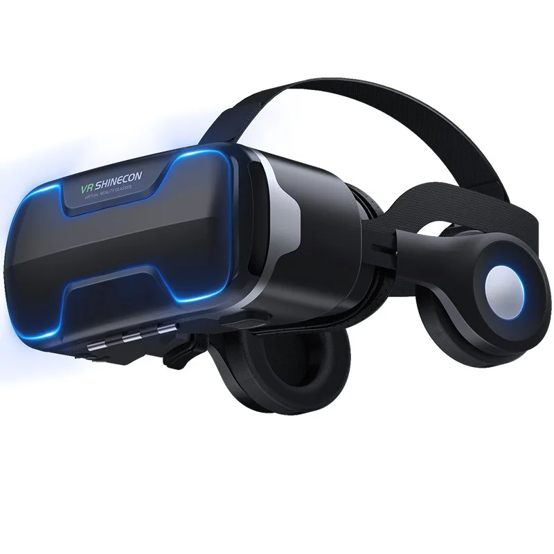 VR Гарнитура 3D VR очки гарнитура для шлема дополнительный беспроводной пульт дистанционного управления G02ED VR 8,0 стандартный выпуск гарнитура Версия Vr коробка - Цвет: A host