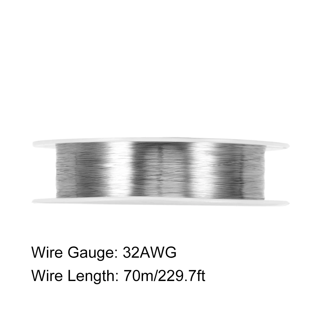 Uxcell   ̾ ũ  ̾, ߿ü 0.1-0.3mm  0.2mmx229.7ft DxL