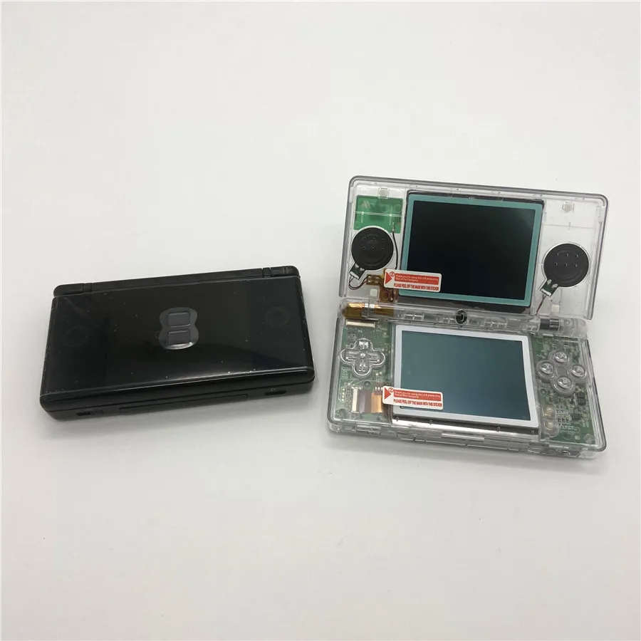 

NDSL game machine with transparent shell Professionally Refurbished For Nintendo DS Lite Game Console For Nintendo DSL Palm game