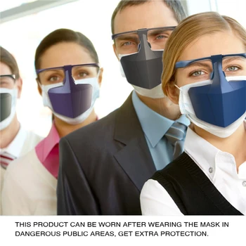 

Anti-virus Isolation Face Shield Face Mask Anti Splash Shield, Droplet Proof Virus Shield Screen Protective Equipments