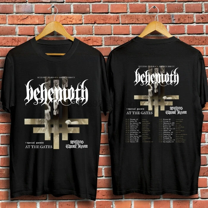 Behemoth Ecclesia Diabolica America 2018 EV футболка S-5XL |