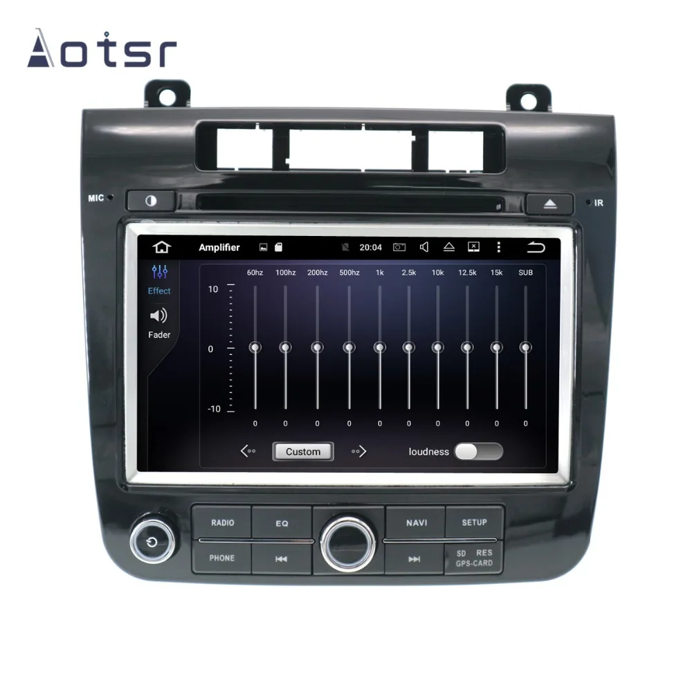 DSP Android 9,0 автомобильный DVD мультимедийный плеер gps навигация для VW Touareg 2010- Авто Радио Стерео головное устройство магнитофон 64G
