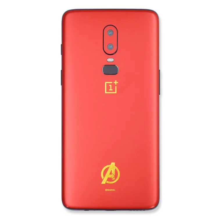 Мстители ПВХ телефон наклейка s для Oneplus 6 задняя защитная пленка наклейка Oneplus 6T наклейка клей Pegatinas кожа