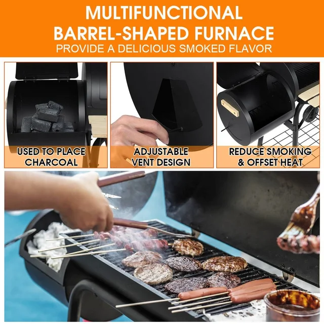 Large portable BBQ Grill 2