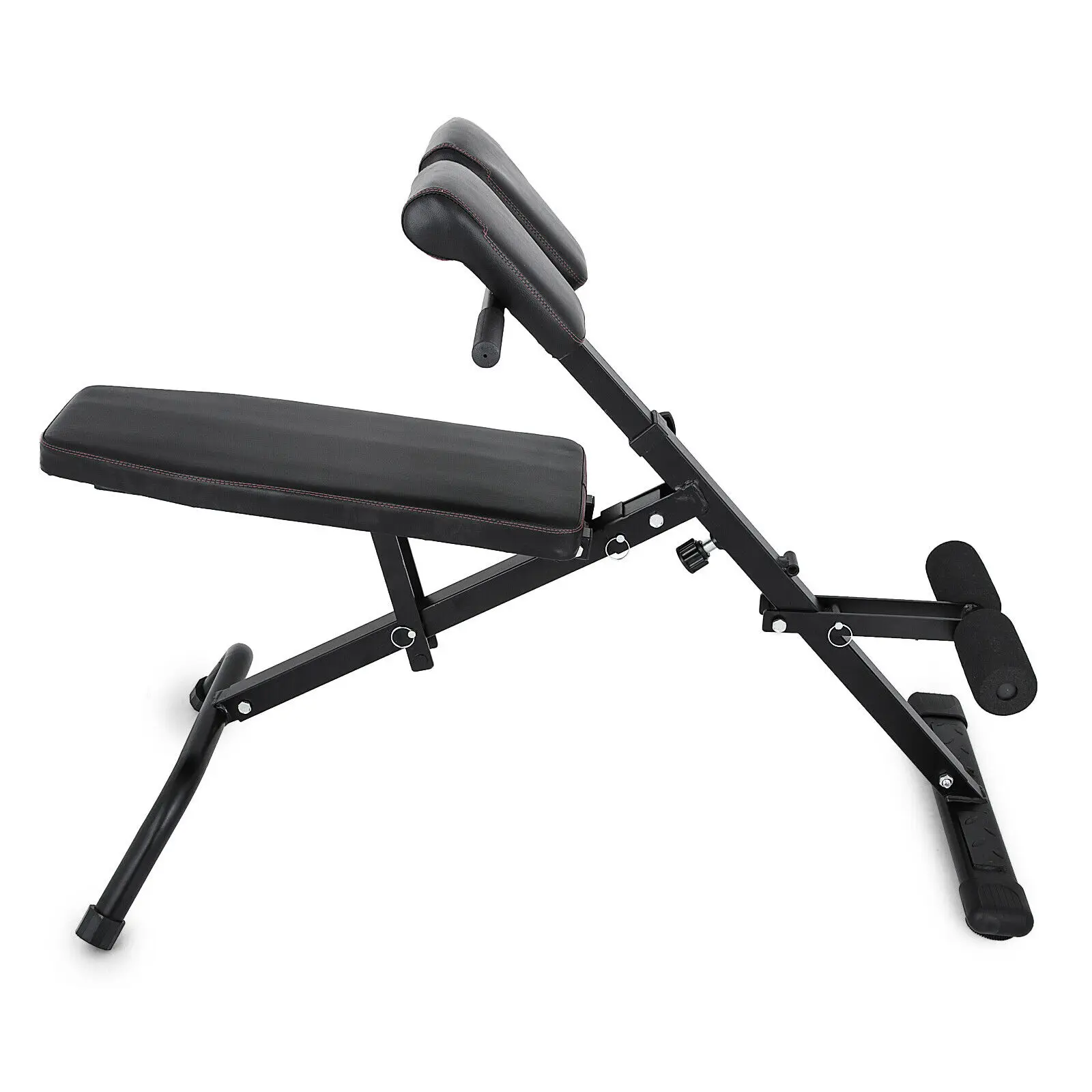 Free Shipping For Usa Adjustable Hyper Extension Back Bench Roman