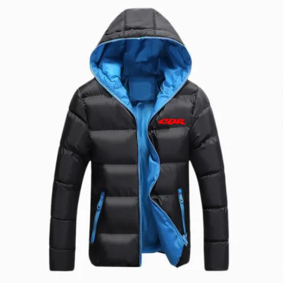 Новинка, мужская верхняя одежда, парки, S-4XL CBR супер черный Дрозд XX, мотоциклетные пуховики, теплые плотные толстовки, хлопковые мужские толстовки с капюшоном