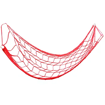 

1pc Meshy Rope Hammock Coarse Portable Thickened Convenient Nylon Sleeping Net Bed Tuck Net for Camping Hiking Park Outdoor