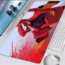

Hot Kawaii Evangelion 900x400 Mouse Pad Anime Gaming Accessories Varmilo Keyboard Desk Mat Gabinete Gamer Carpet Laptop Mousepad