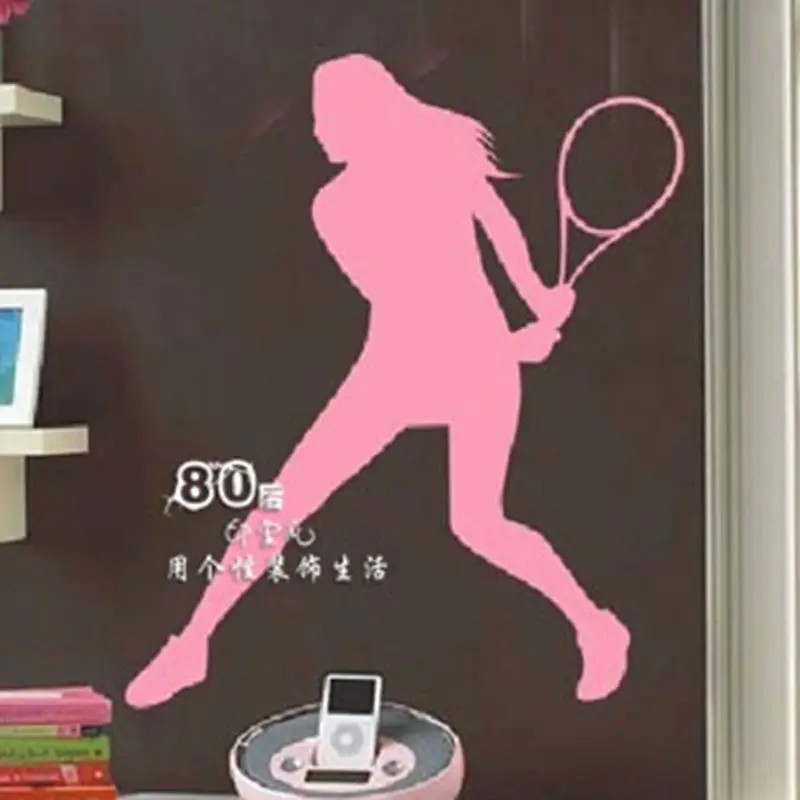 Tennis Sticker Sports Decal Muurstickers Posters Vinyl Wall Decals Pegatina Quadro Parede Decor Mural Tennis Sticker