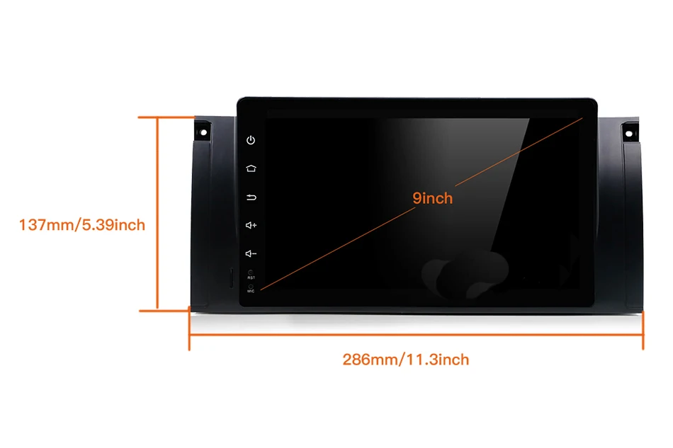 Flash Deal Bosion Android 9.0 GPS Navi Car DVD Multimedia Player for BMW E53 X5 E39 5 97-06 with Wifi 3G BT RDS Radio 2G ROM 9" Full Touch 3