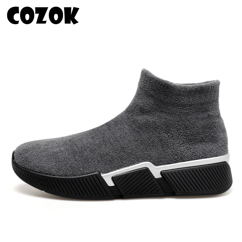 ​Winter Men New Boots Thick Pile Warm Snow Boots for Men Sneakers Fashion Man Men's Outdoor Shoes Large Size 40-47