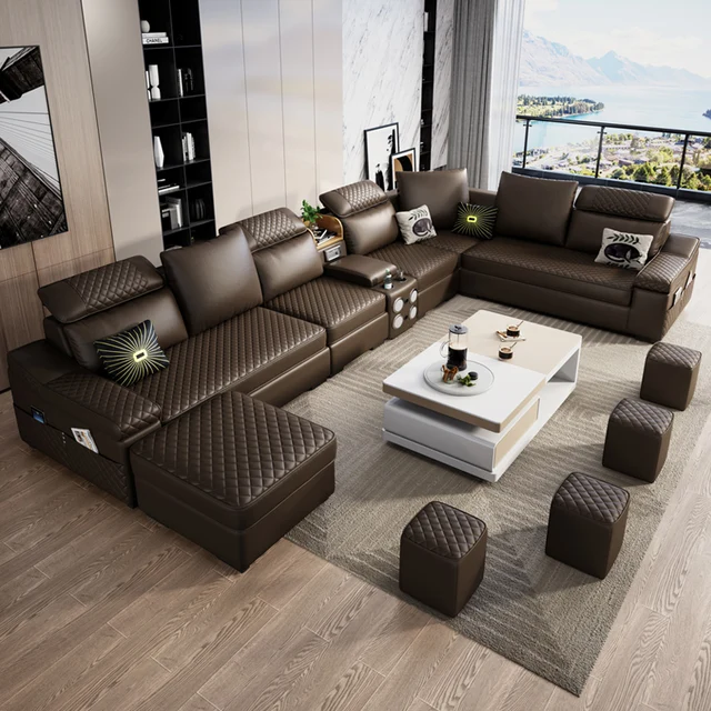 U-Shaped Detachable Living Room Sofa 3