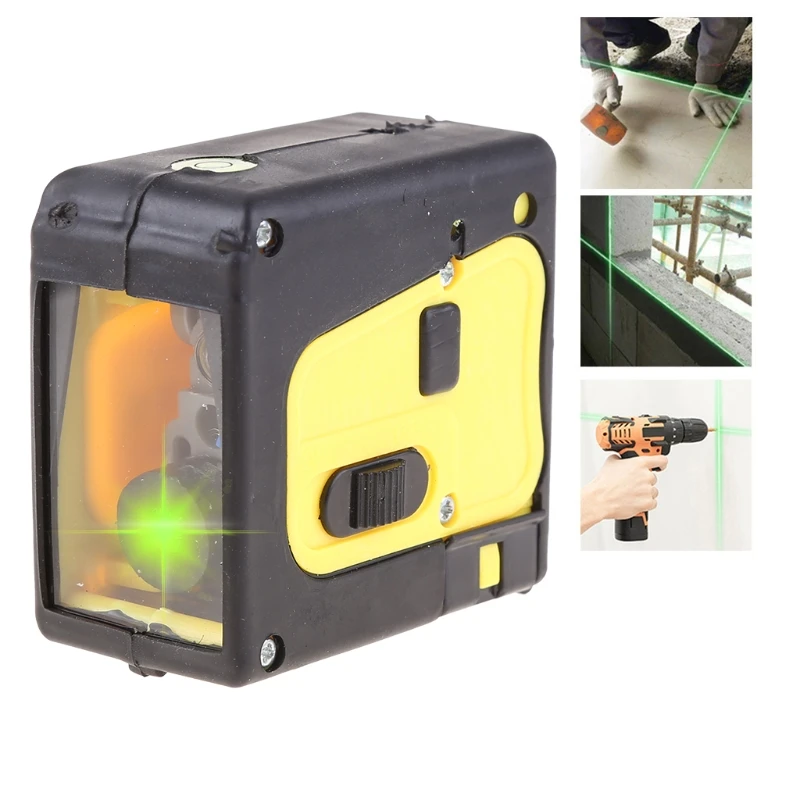 Level Line Cross with Self-Leveling Vertical and Horizontal Rotatable 360 Degree Battery Included LX0D | Инструменты