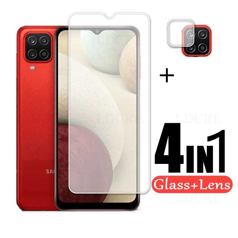 2 Pezzi Per Samsung Galaxy A12 Vetro Protettivo In Vetro Per Samsung Galaxy A12 Obiettivo Per Fotocamera Per Samsung Galaxy A12 Senno