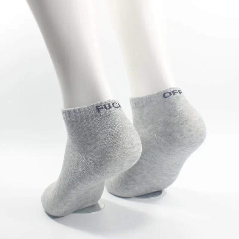 Мужские и женские лодочные носки пара с низкой талией спортивные носки хип хоп модные буквы повседневные мужские носки