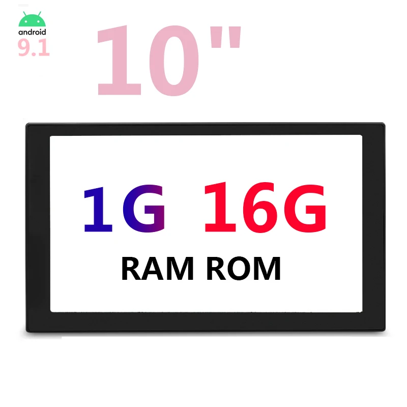 10in 1 16 Ture 2G 9/10. 1 дюймов 2 Din Android 9,1 Автомобильный мультимедийный авто радио 2Din Авторадио Gps центральный Fm USB Doble автомобильный стерео 47 - Цвет: 10in 1 16