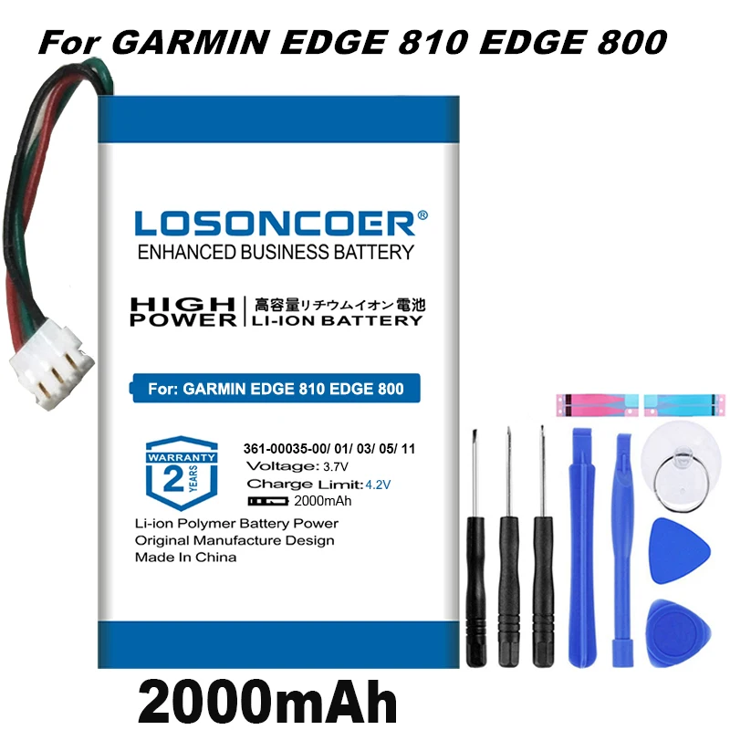 2000 мАч для GARMIN EDGE 810 800 nuvi 30 40 40LM 50 50LM 55LM 55LMT gps 1255 361 00035 00 1200 1205 Вт 1250 1260