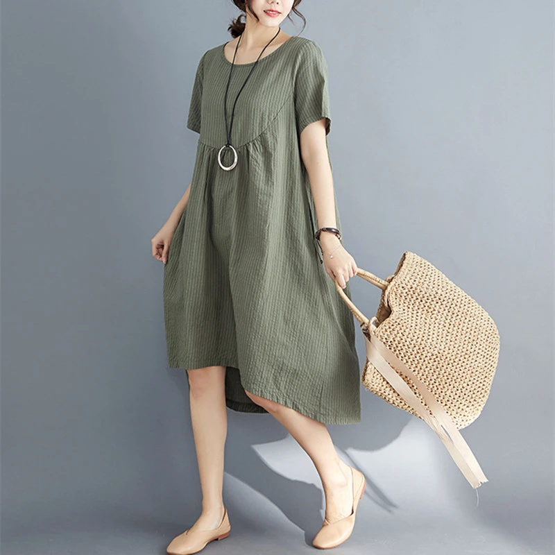 Johnature 2021 Summer New Striped 