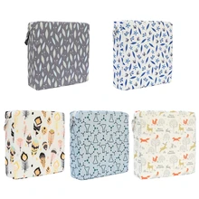 Siège rehausseur carré pour salle à manger, coussin épais et lavable pour enfants, chaise haute pour bébés et tout petits
