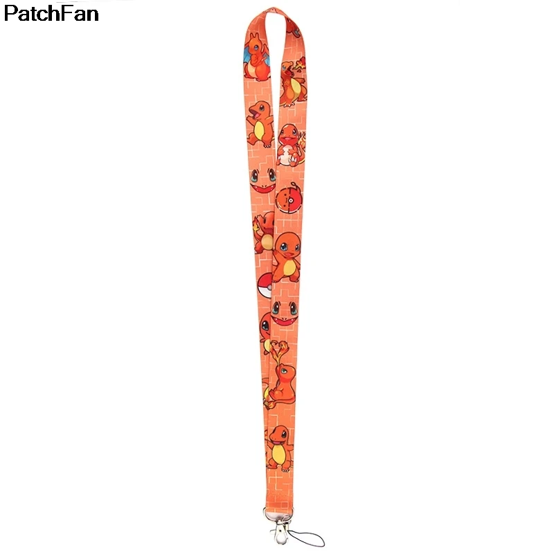 20 шт./лот A2512 Patchfan аниме Pocket Monster Tag ремешок для шеи ремешки для безопасности отрыва для мобильного телефона USB бейдж держатель ключа