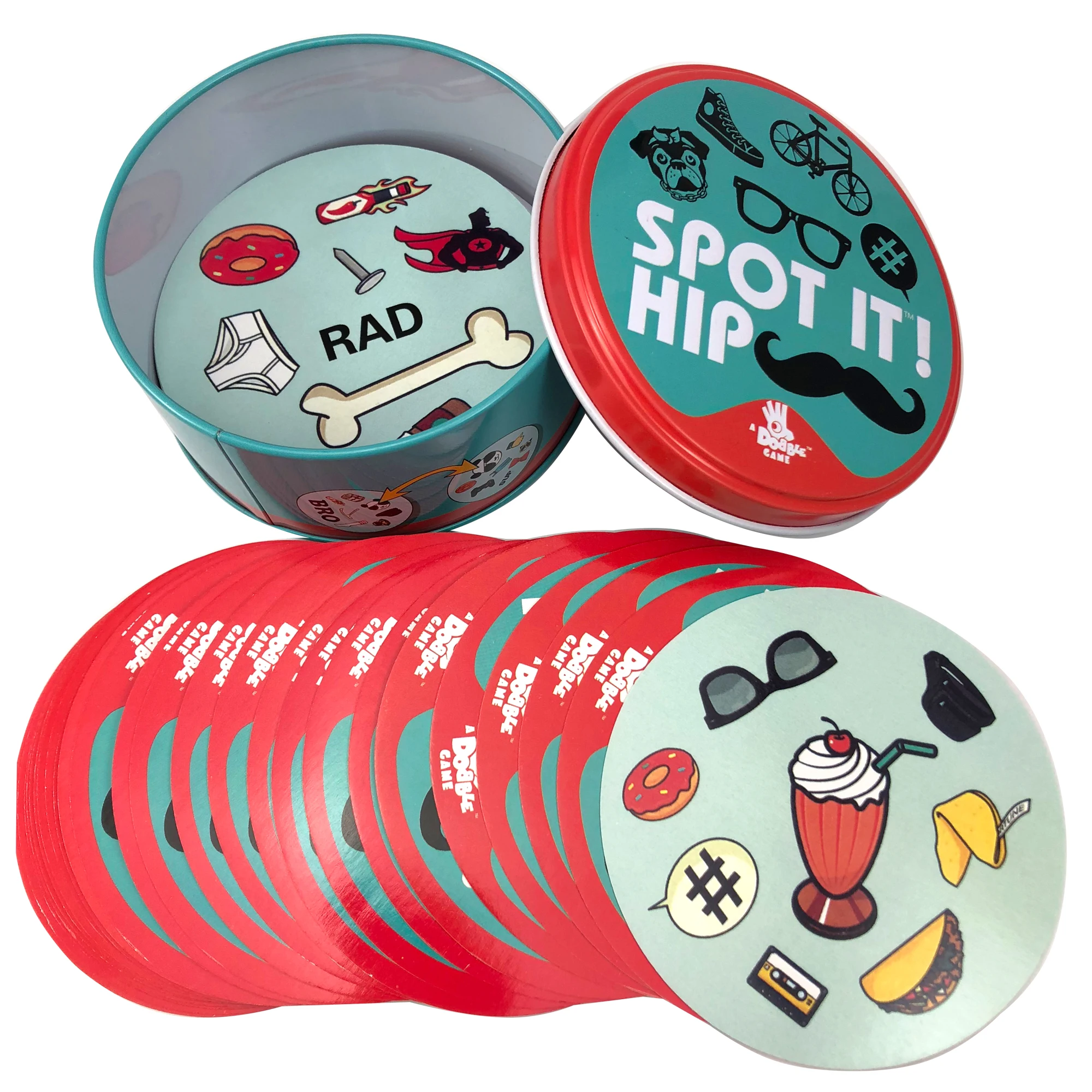 Spot It Dobble Cards игра животные дети спорт кемпинг Juego De Mesa карта для забавных карт