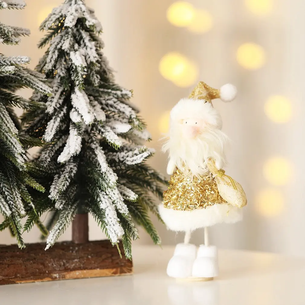 Hanging Angel Doll Decoration Pendant Gold Angel Christmas Tree Plush Cute Creative Fabric Ornament